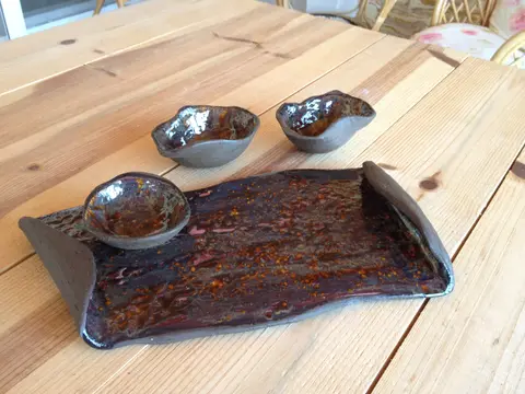 El yapımı et tabağı