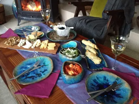 Soğukta soba başı sohbet
