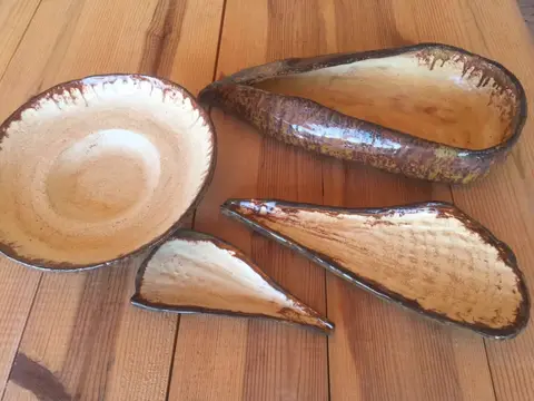 Pina-Seramik- El yapımı tabak